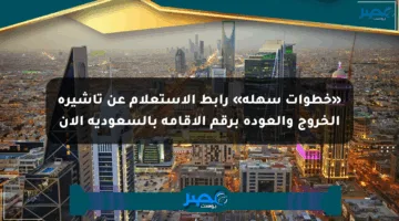 «خطوات سهلة» رابط الاستعلام عن تأشيرة الخروج والعودة برقم الإقامة بالسعودية الآن